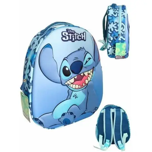 Disney Plecak plecaczek przedszkolny 3d stitch wypukły