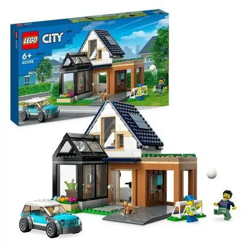 Dom rodzinny i samochód elektryczny Lego City 60398 Dla Dziecka 6+