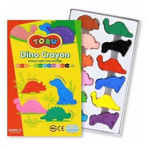 Kredki Dino, Dong-A Toru, 12 kolorów