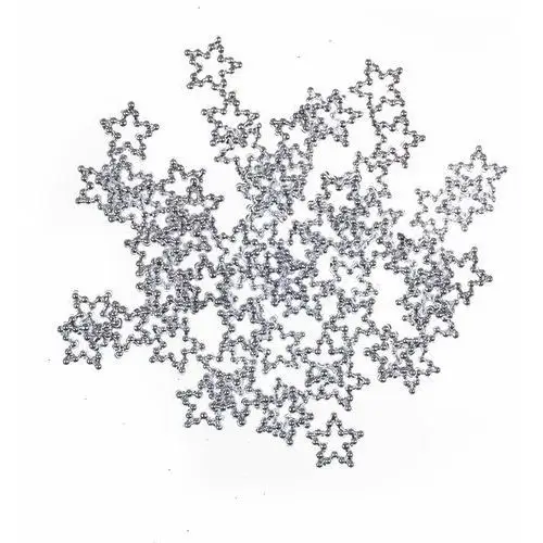 Dpcraft Confetti gwiazki 60 szt. srebrne dalprint