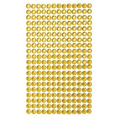 Kryształki Diamenciki Samoprzylepne 6Mm 260 Szt. Yellow Dalprint