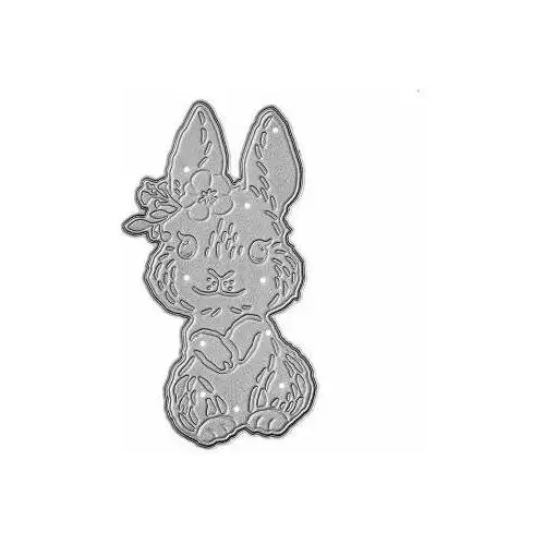 Wykrojnik do papieru, Królik króliczek, 4,3x7,8 cm