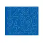 Cyfry samoprzylepne 6 cm niebieski matowy - Matowa Sklep