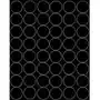 Koła grochy samoprzylepne, czarne matowe, 6 cm, 48 sztuk Sklep