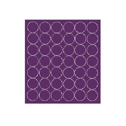 Drago Koła grochy samoprzylepne, fioletowe z połyskiem, 3 cm, 42 sztuk