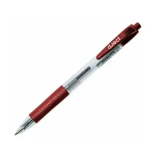 Długopis d rect pstrykany 0,7 mm czerwony D.rect
