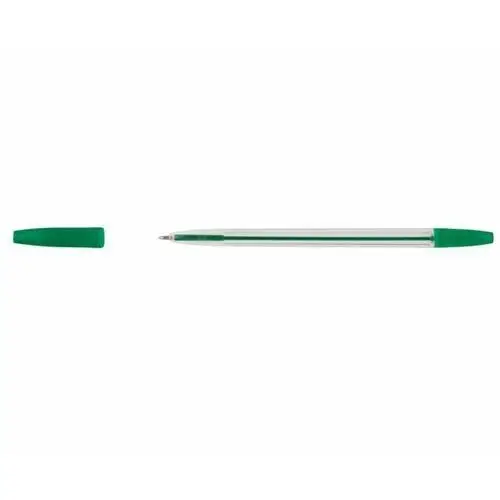 Długopis tradycyjny zielony ze skuwką D.rect