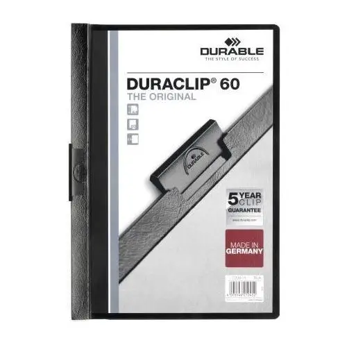 Durable Duraclip original 60, skoroszyt zaciskowy a4, 1-60 kartek