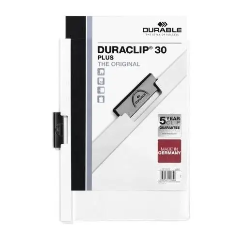 Durable Duraclip plus, skoroszyt zaciskowy a4, 1-30 kartek