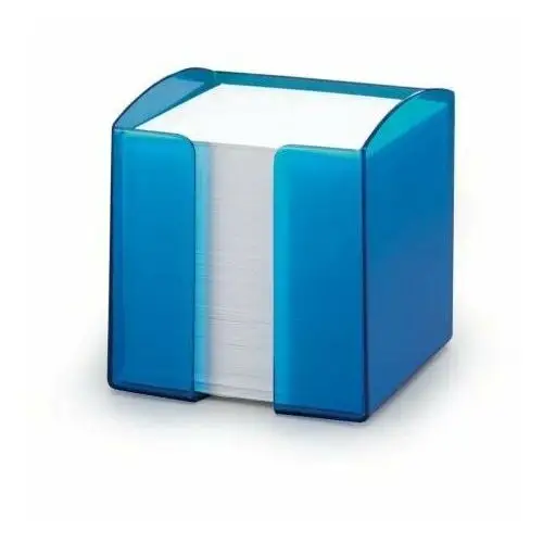 Durable , pojemnik z karteczkami trend, niebiesko przezroczysty