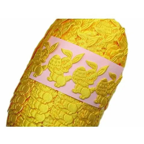 Aplikacja na taśmie zając z jajkiem 185 (1mb) żółty Dystrybutor kufer