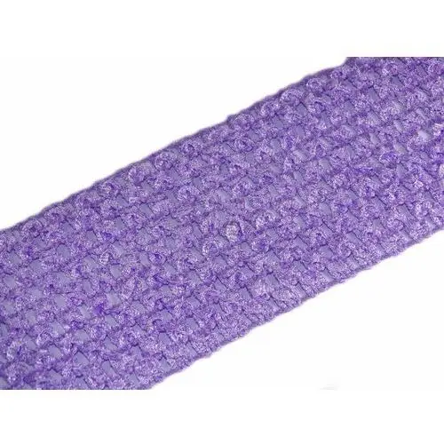Dystrybutor kufer Guma ażurowa tutu 7 cm ( 1 mb ) fioletowa
