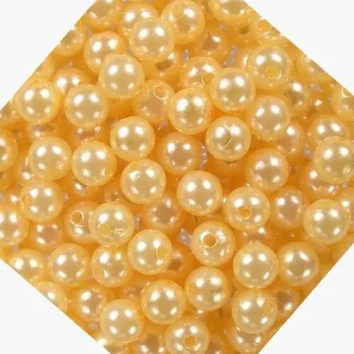 Korale akrylowe perłowe 6 mm ( 0,5 kg ) wanilia Dystrybutor kufer