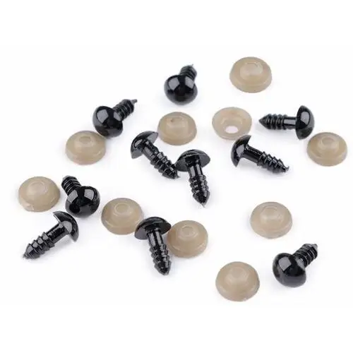 Oczka perłowe bezpieczne do zabawek 10 mm ( 10 szt )