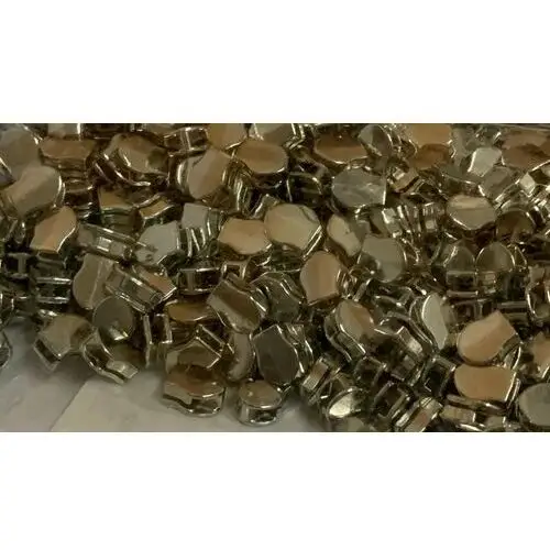 Dystrybutor kufer Suwak metalowy bez zawieszki 3 mm (10szt) srebrne