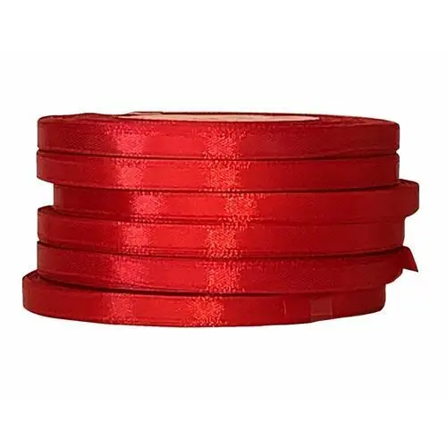 Dystrybutor kufer Tasiemka satynowa 50 mm czerwona 8055 (32mb)