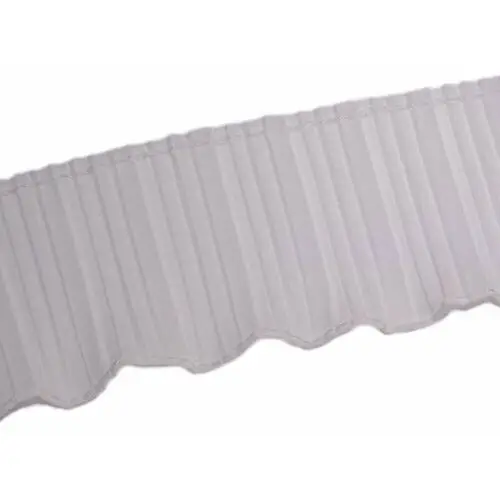 Dystrybutor kufer Taśma elastyczna plisowana żorżeta 12 cm ( 1 mb ) biała