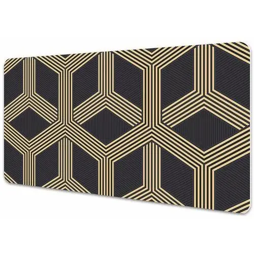 Dywanomat Duża podkładka na biurko geometryczny wzór 90x45cm