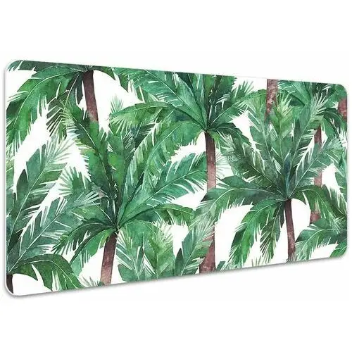 Mata ochronna na biurko tropikalne palmy 100x50 cm, Dywanomat