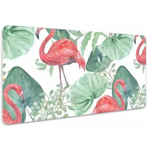 Mata ochronna na blat egzotyczne flamingi 100x50 cm, Dywanomat