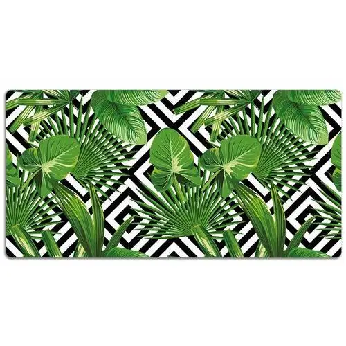 Mata ochronna na blat geometryczne liście 120x60 cm, Dywanomat