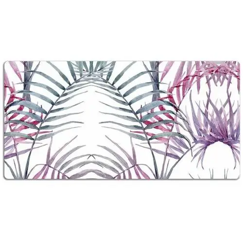 Dywanomat Mata ochronna z nadrukiem różowe liście 120x60 cm