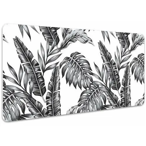 Mata z nadrukiem na biurko liście palmowe 100x50 cm, Dywanomat