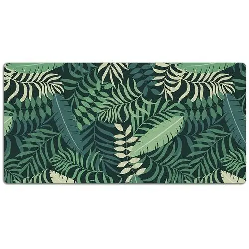Mata z nadrukiem na biurko Palmowe Liście 120x60 cm, Dywanomat