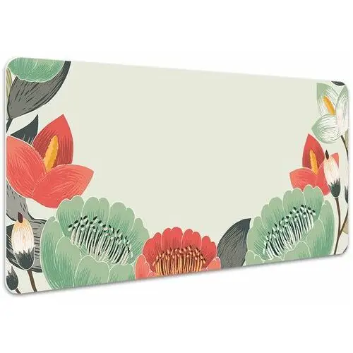 Ochronna mata na biurko Wiosenne kwiaty 100x50 cm, Dywanomat