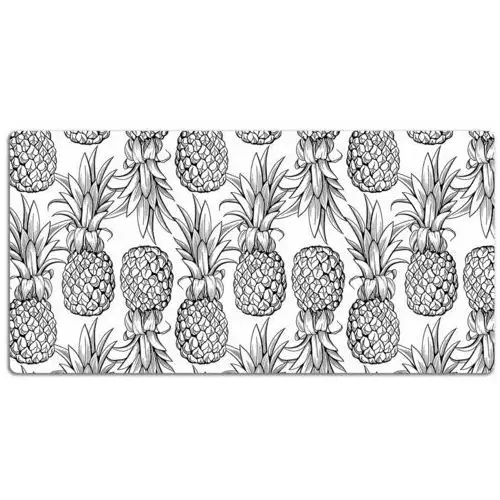 Dywanomat Ochronna mata podkładka na biurko ananasy 120x60 cm