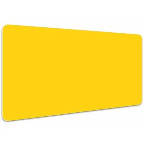 Dywanomat Podkładka ochronna na biurko jasnożółta 100x50 cm