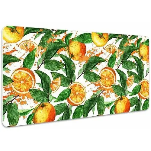 Dywanomat Podkładka ochronna na biurko pomarańcze 100x50 cm