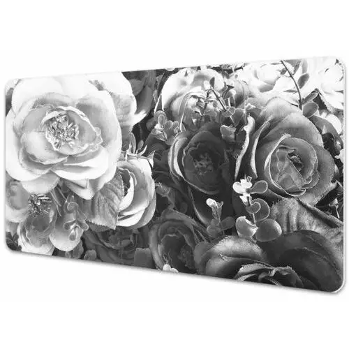 Podkładka ochronna na biurko retro róże 90x45 cm Dywanomat