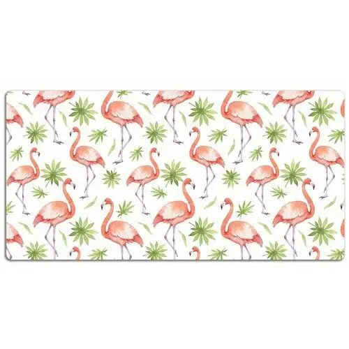 Dywanomat Podkładka pod mysz i klawiaturę flamingi 120x60 cm