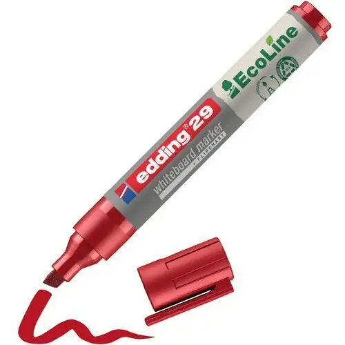 Marker do tablic e-29 ecoline, 1-5 mm, czerwony Edding
