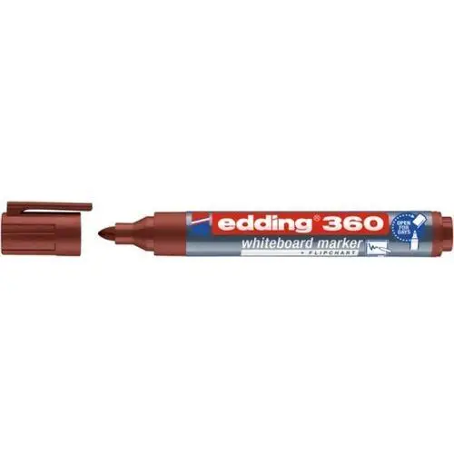 Marker do tablic e-360 , 1,5-3 mm, brązowy Edding