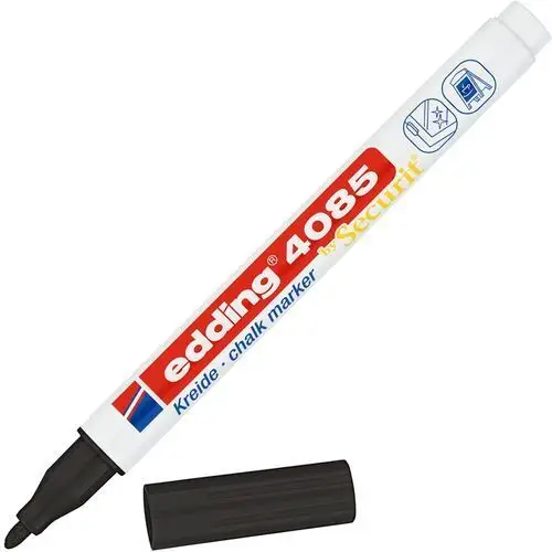 Edding Marker kredowy e-4085 , 1-2mm, czarny