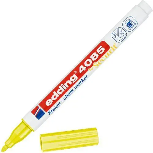 Edding Marker kredowy e-4085 , 1-2mm, neonowy żółty