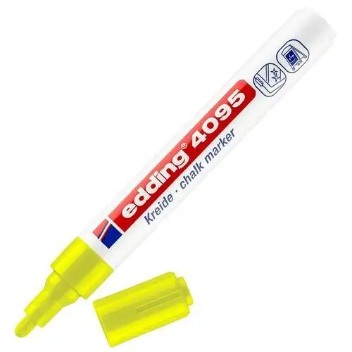 Marker kredowy e-4095 , 2-3mm, neon żółty Edding