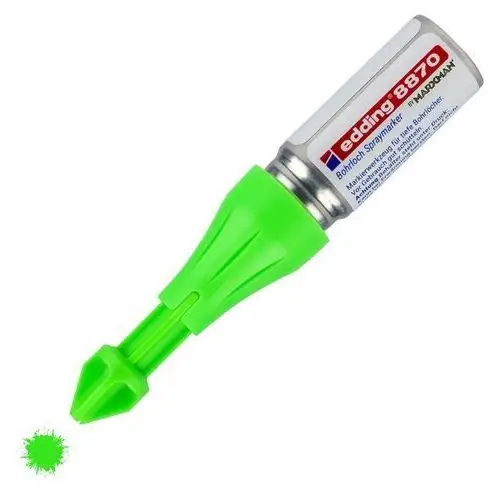 Edding Marker w sprayu e-8870 , do głębokich otworów, zielony neon