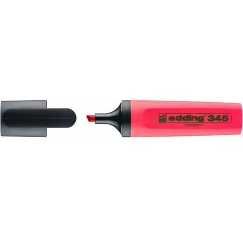 Edding Zakreślacz e-345 2-5mm czerwony 10szt