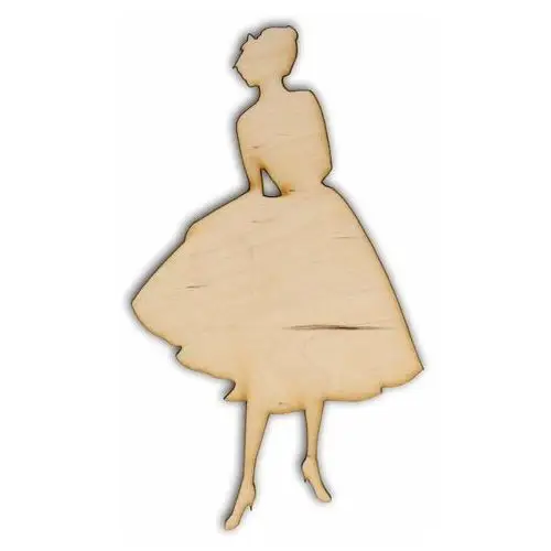 Eko-deco , dekor, kobieta trzymająca sukienkę