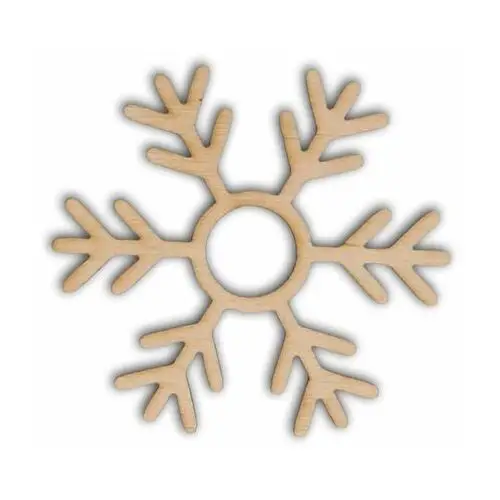 EKO-DECO, dekor, śnieżynka z kółeczkiem