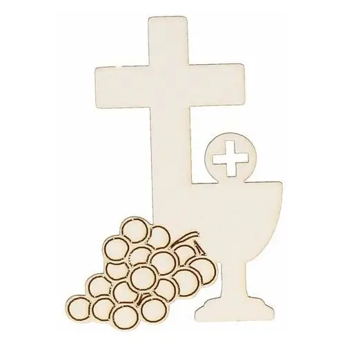 Krzyż z hostią, kartonowy Eko-deco