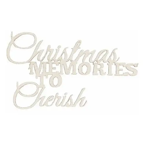 Eko-deco , napis 'christmas memories to cherish'