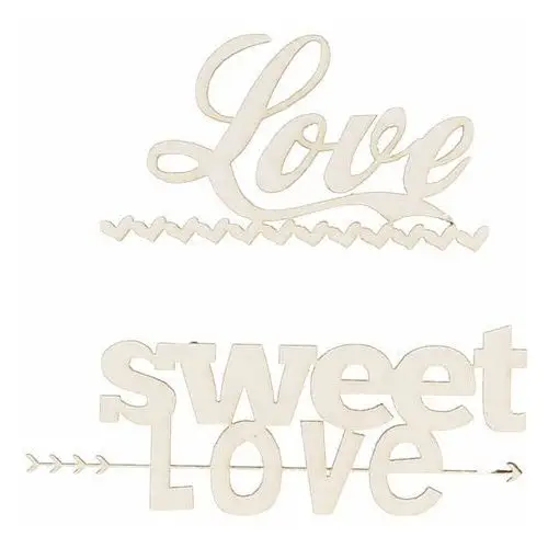 EKO-DECO, napis kartonowy, Love sweet LOVE