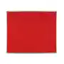 Ekotab Tablica tekstylna w aluminiowej ramie 1200 x 900 mm, czerwona Sklep