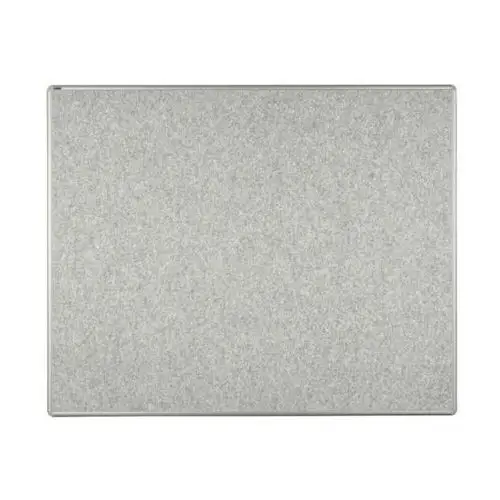 Ekotab Tablica tekstylna w aluminiowej ramie, 1500 x 1200 mm, szara