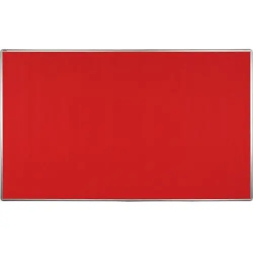 Tablica tekstylna w aluminiowej ramie, 2000 x 1200 mm, czerwona Ekotab