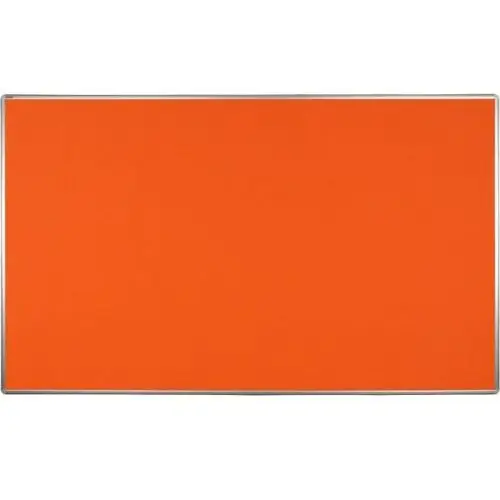 Ekotab Tablica tekstylna w aluminiowej ramie, 2000 x 1200 mm, pomarańczowa